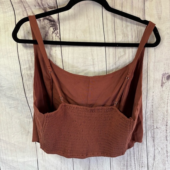 Abercrombie & Fitch Brown Crop Top - Picture 5 of 7